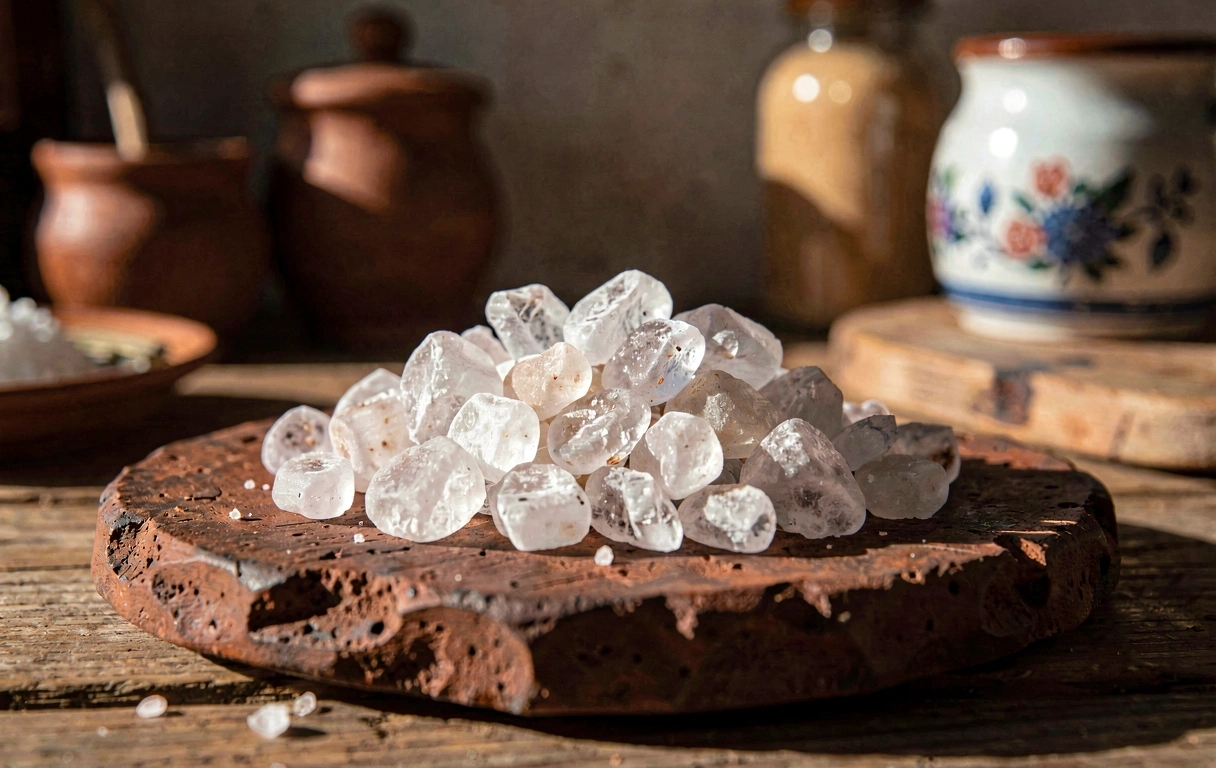 Texturas de sal artesanal